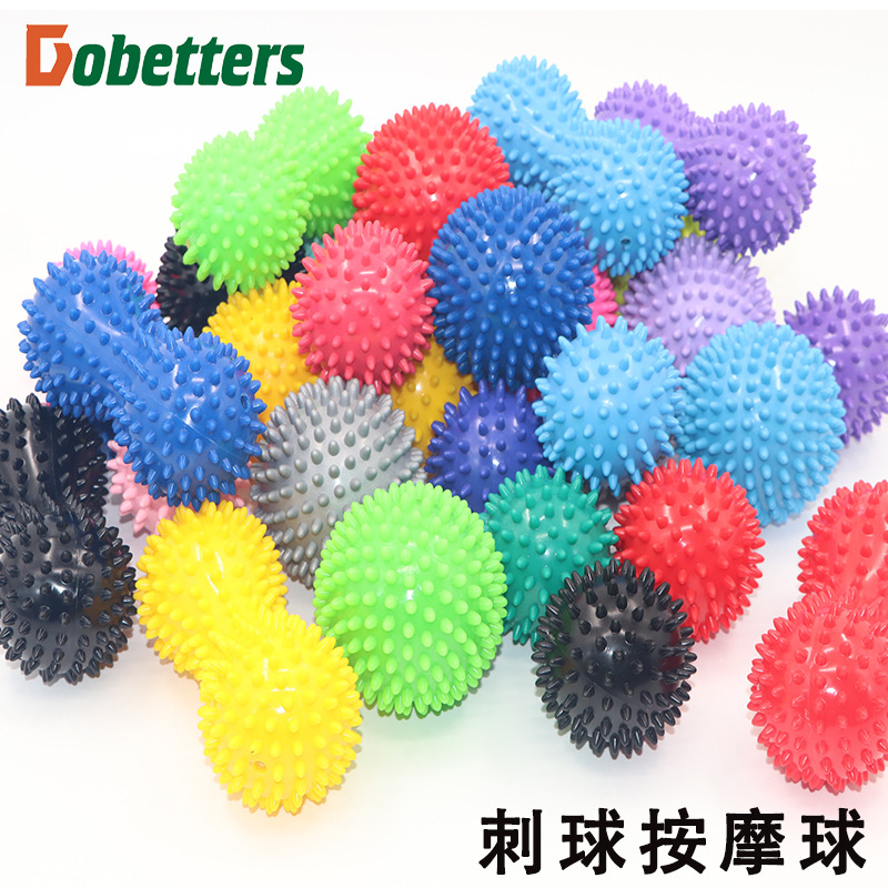 Massage Ball Fitness Fascia Ball Muscle Relaxation Ball Acupoint Massage Thorn Ball Grip Fitness Ball Hedgehog Ball