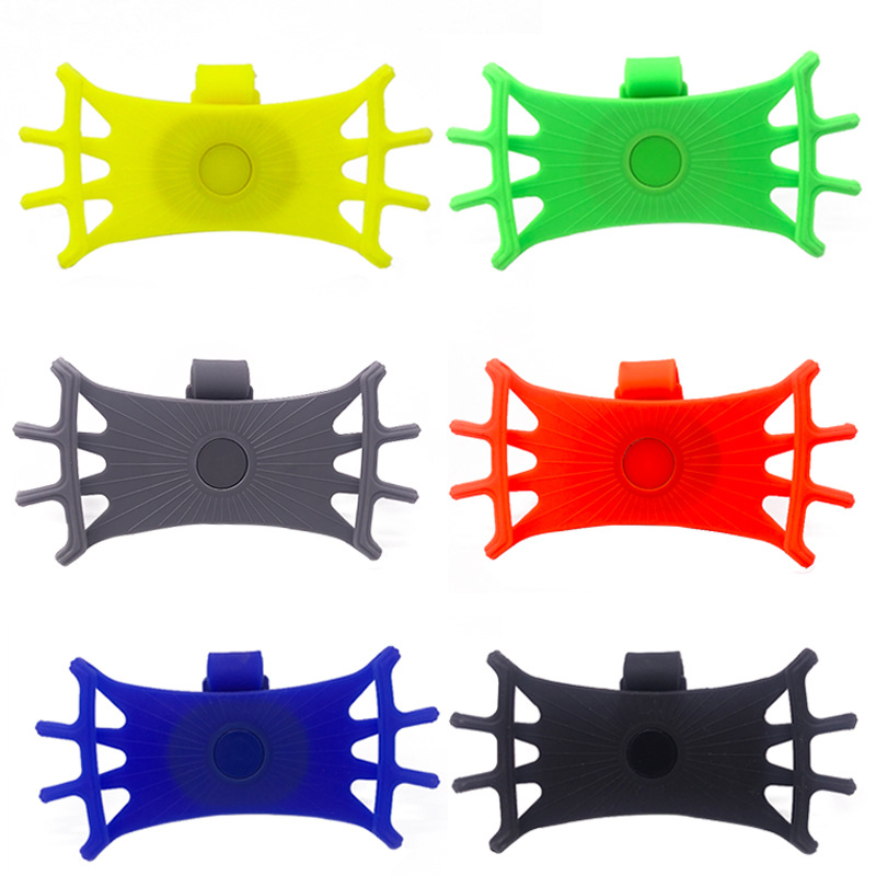 Creative Silicone Bicycle Mobile Phone Bracket Balance Bicycle Handle Set Mobile Phone Accessories Vehicle in Stock
