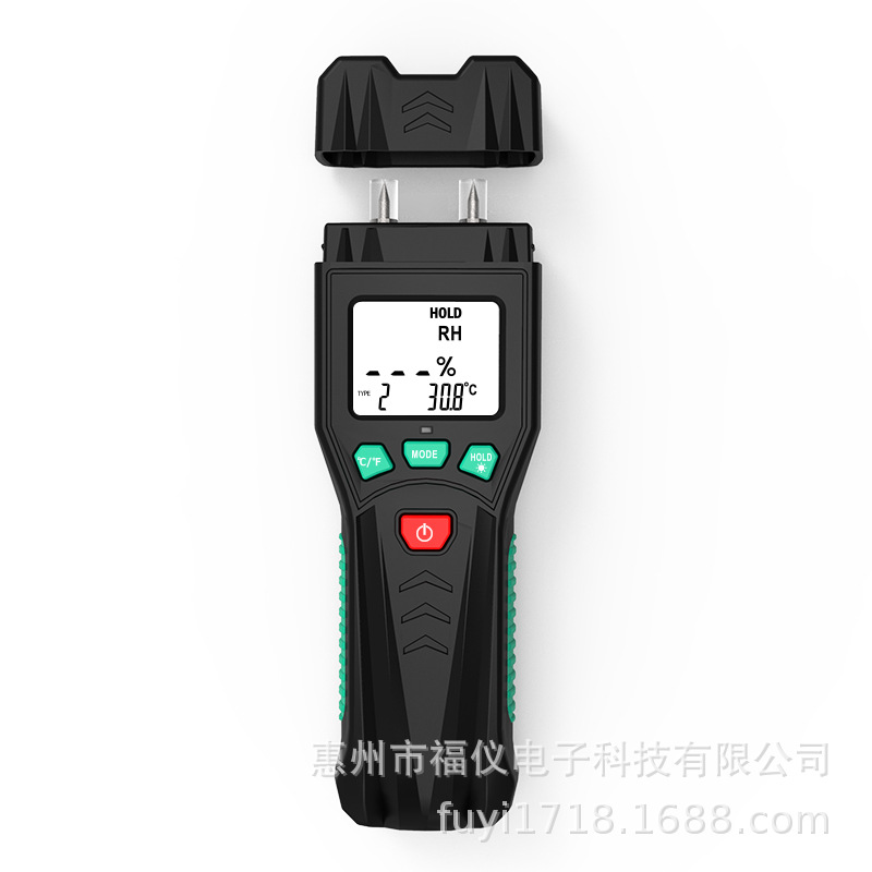 Fuyi High-precision Wood Moisture Detector Moisture Measuring Instrument Floor Cement Brick Paper Water Content Detection