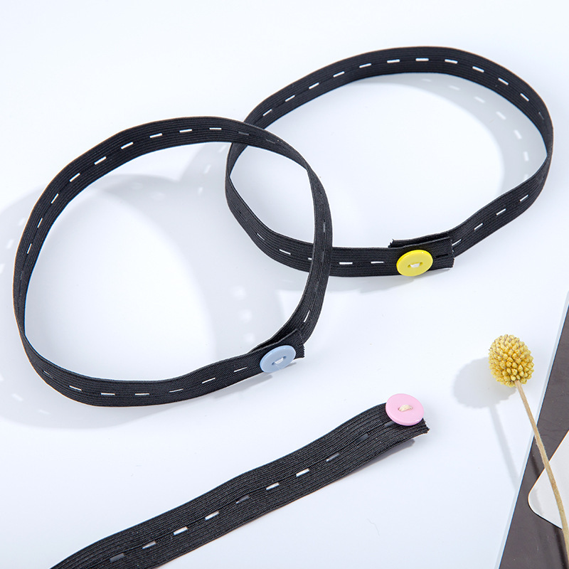 Household Storage Roll-Up Black Tape for Bundling Quilts, Baby Diapers, with Elastic Band, Adjustable Diaper Buckle for Newborns