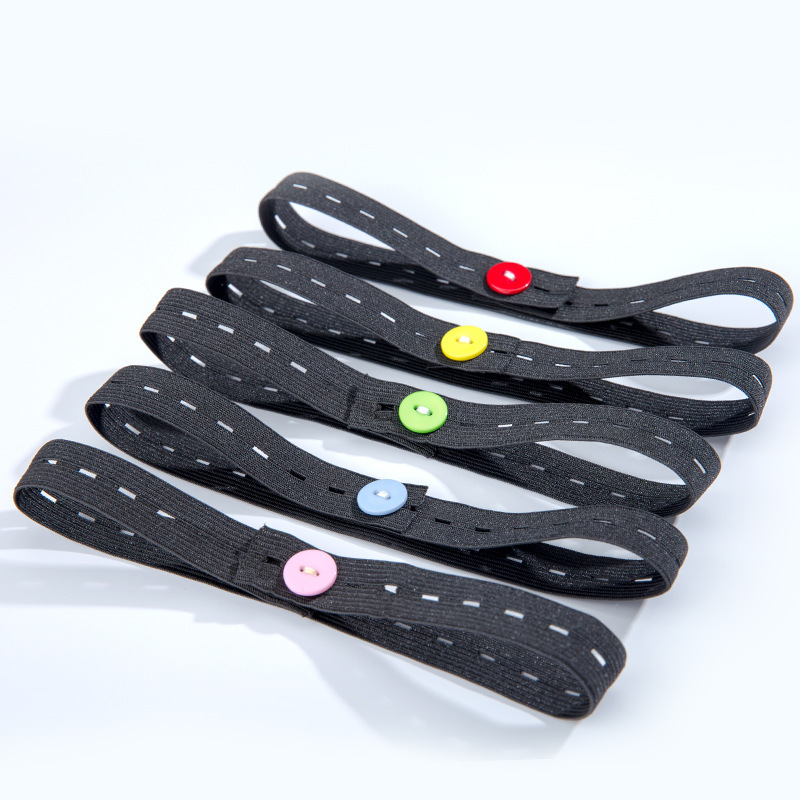 Household Storage Roll-Up Black Tape for Bundling Quilts, Baby Diapers, with Elastic Band, Adjustable Diaper Buckle for Newborns