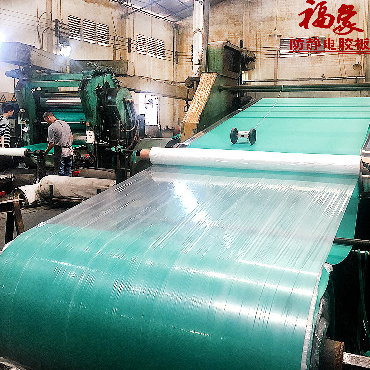2mm High Temperature Resistant Anti-Static Rubber Green Table Mat Anti-Static Floor Mat Anti-Static Rubber Sheet