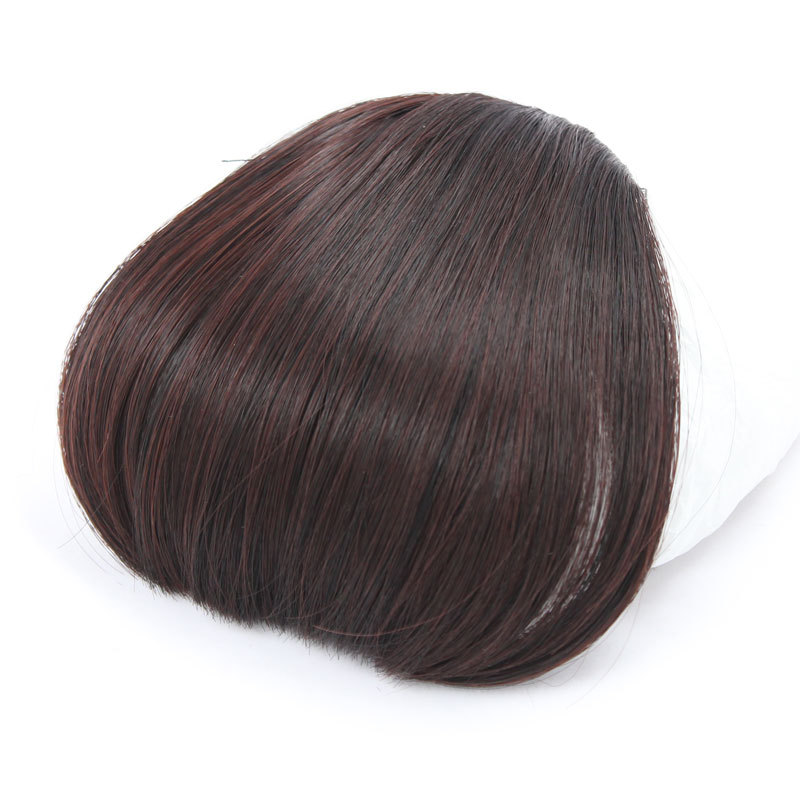 Bangs Wig Pieces Women's One-Piercing Head Curtain Hair Pieces Face Repair Fake Flowing Sea Qi Bangs Wig