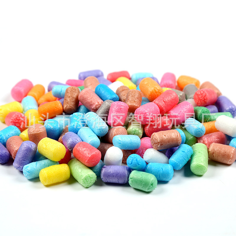 Kindergarten Magic Handmade Materials Small Particles Kidsren DIY Production Paste Gift Round Head Corn Kernel Building Blocks