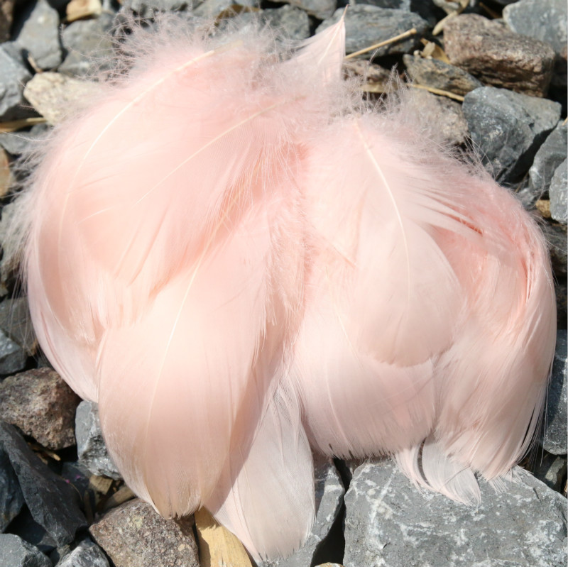 diy handmade color floating feather goose feather dream catcher wave ball gift box filling decoration materials