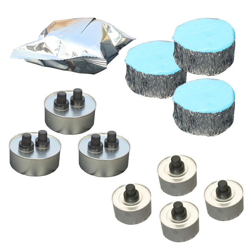 Solid alcohol take-out small hot pot fuel tin vegetable oil lamp camping grilled fish barbecue self-service heating alcohol stove