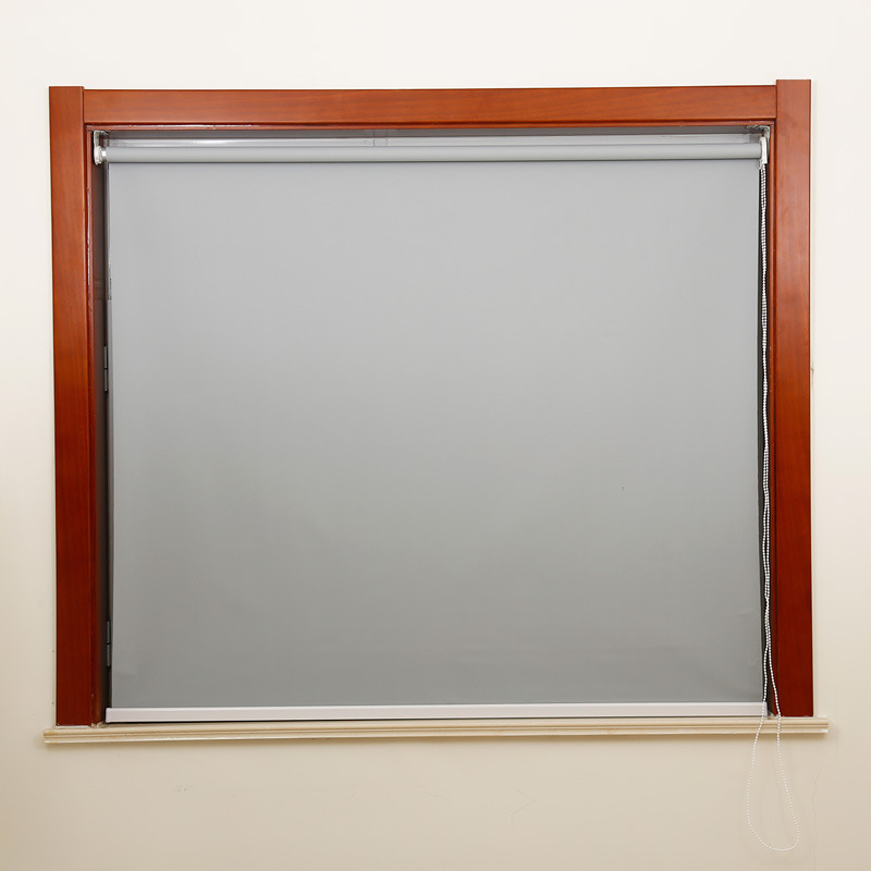 Living Room Bathroom Waterproof Roller Curtain Full Shading Printable LOGO Thickened Office Roller Curtain Double-Sided Same Color Curtain