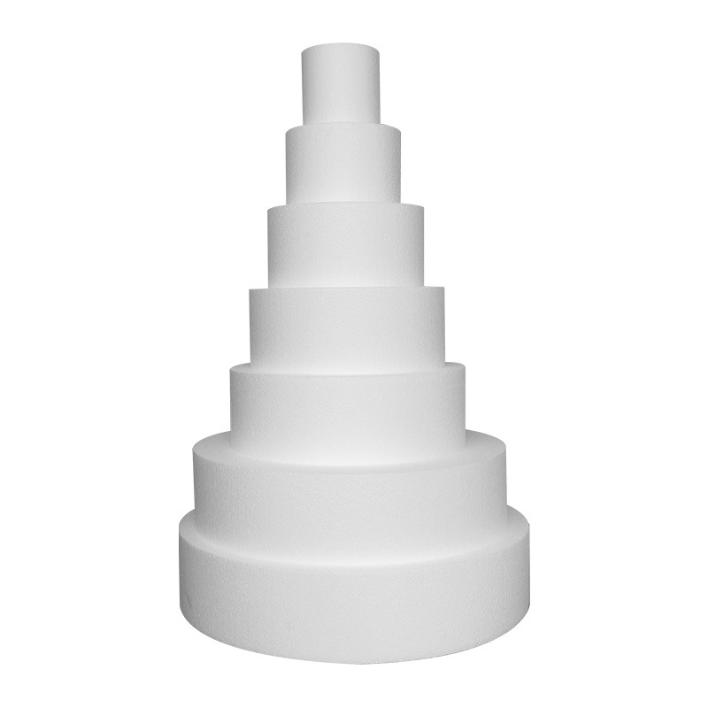 Prosthesis foam cake embryo model round foam fondant decorating baking practice mold factory direct sales