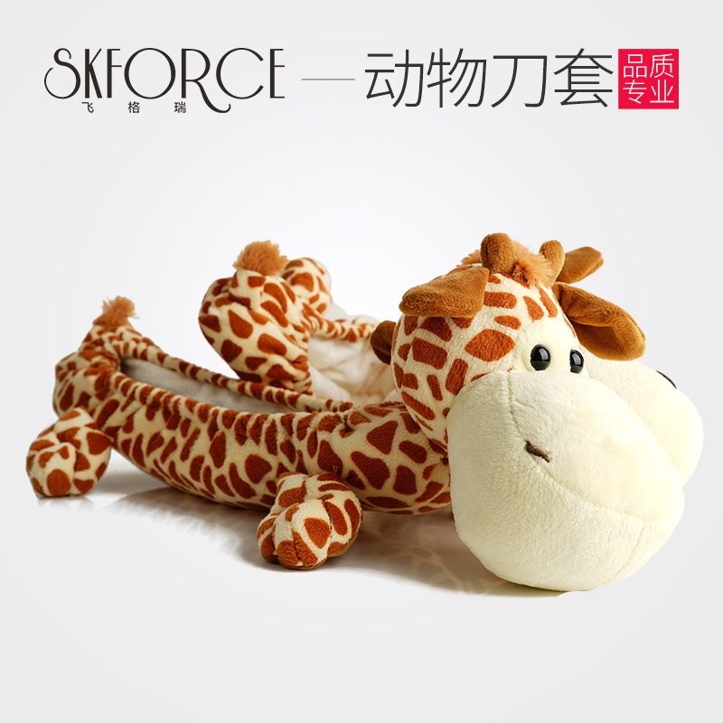 Чехлы для фигурных коньков Skforce в виде мультяшных животных, мягкие защитные чехлы для лезвий