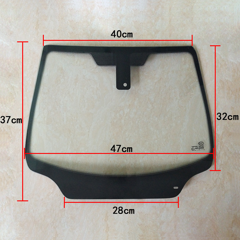 Car front glass display model car solar film anti-explosion film display glass coating effect display