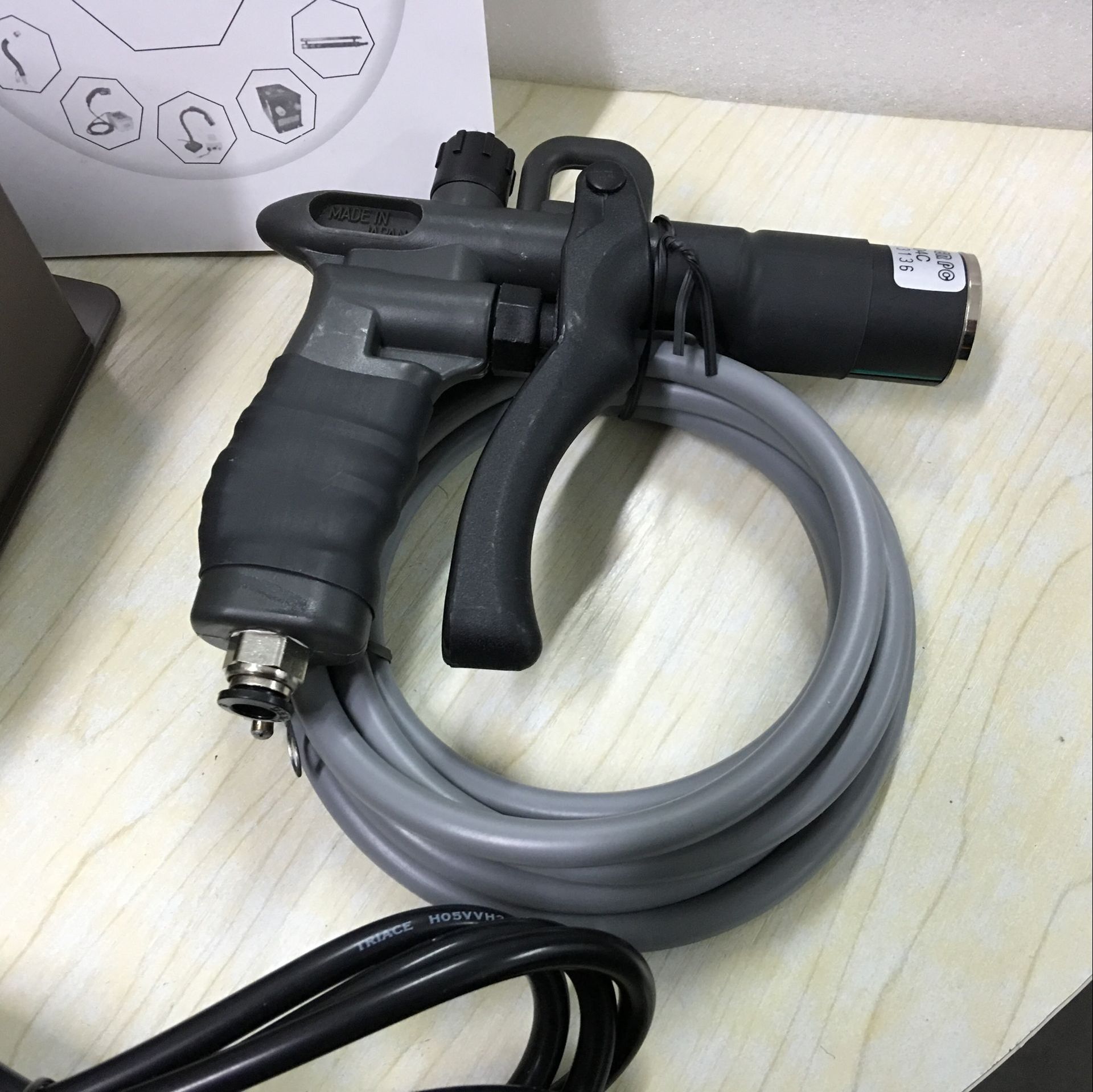 Sl-004C Antistatic Ion Air Gun Electrostatic Dust Gun High Pressure Ion Dust Blowing Gun Dust Blowing Gun
