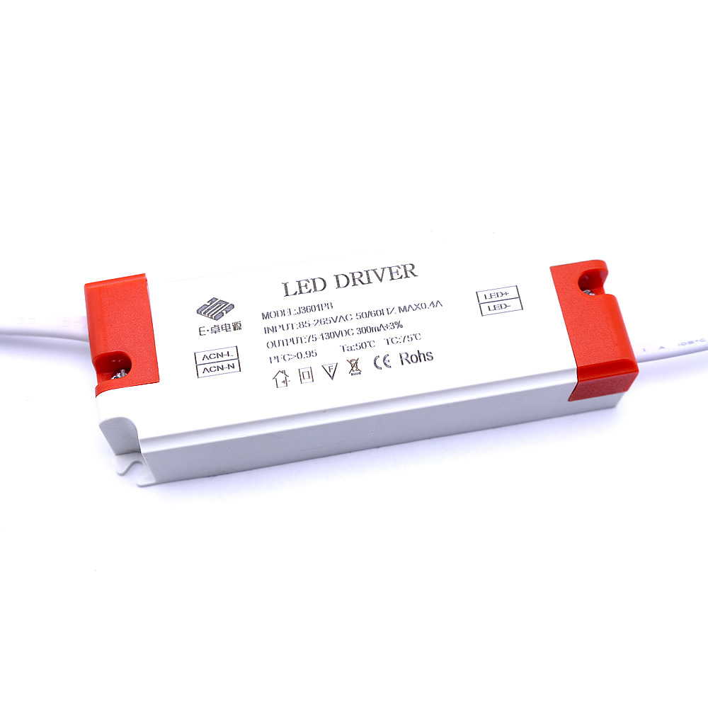 led power supply 36w external ceiling light panel light downlight indoor small spotlight track light wide voltage DC constant current drive