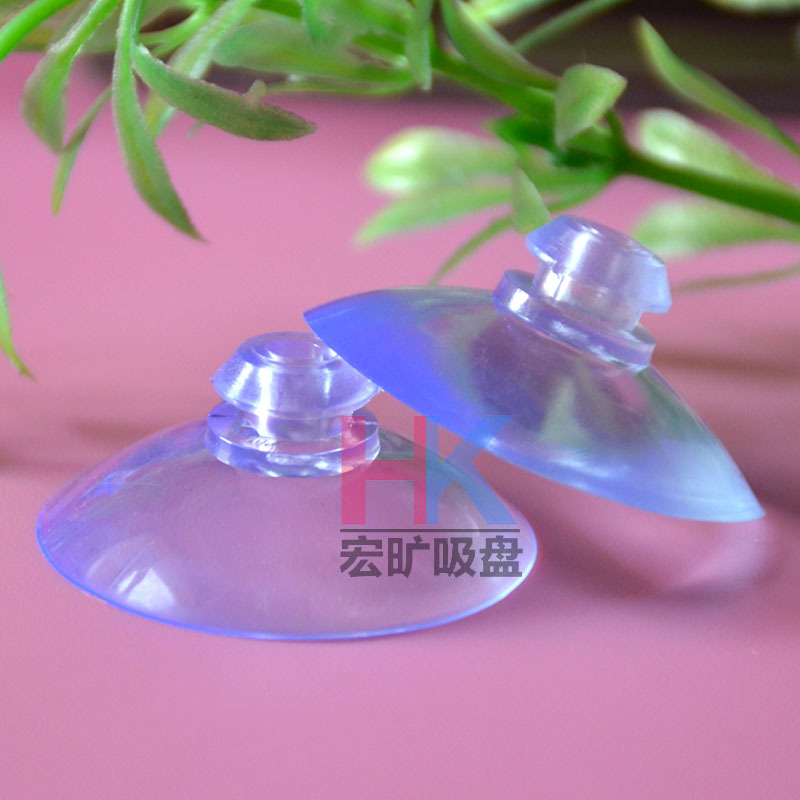 Pvc Transparent Mushroom Head Glass Suction Cup Toy Accessories 35mm Tip Vacuum Suction Cup Plastic Round Head Small Suction Cup