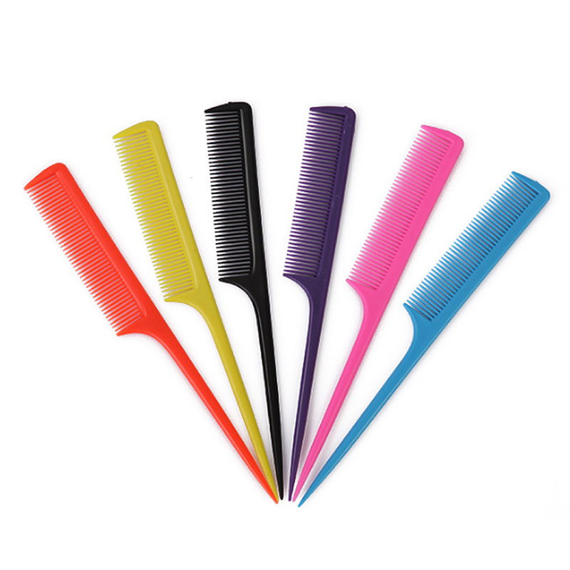 Расческа с заостренным концом, тонкая расческа, расческа для волос, гребень для макияжа, расческа для разделения волос