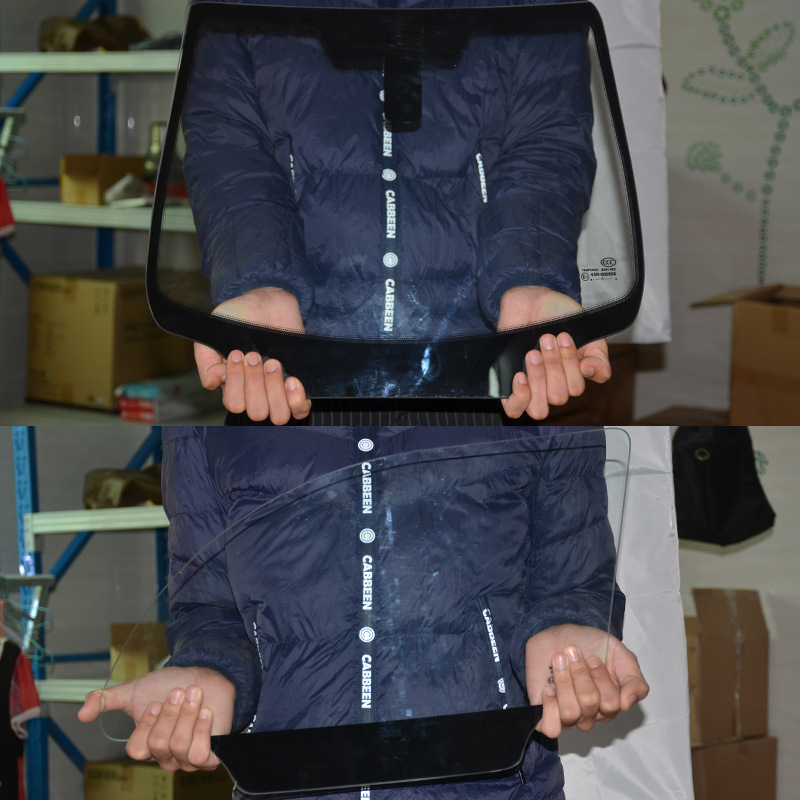 Car front glass display model car solar film anti-explosion film display glass coating effect display