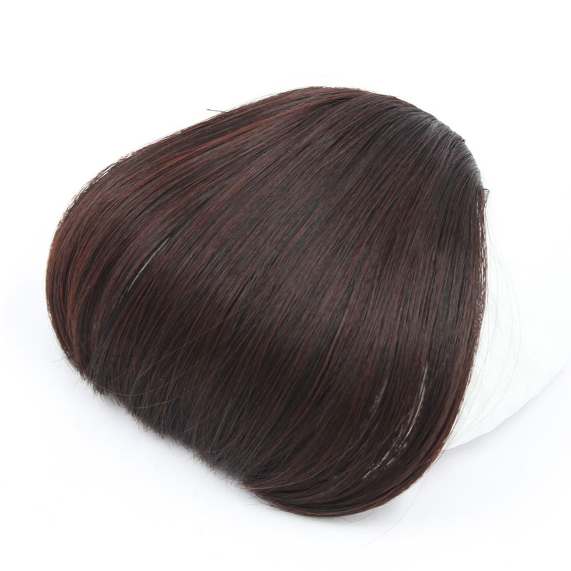 Bangs Wig Pieces Women's One-Piercing Head Curtain Hair Pieces Face Repair Fake Flowing Sea Qi Bangs Wig