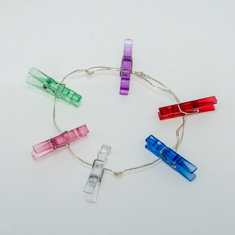 Copper Wire Lamp Clip Lantern Accessories Pendant Christmas Lamp Flower Arrangement Christmas Light String Photo Photo Plug-In Lamp Clip Decoration