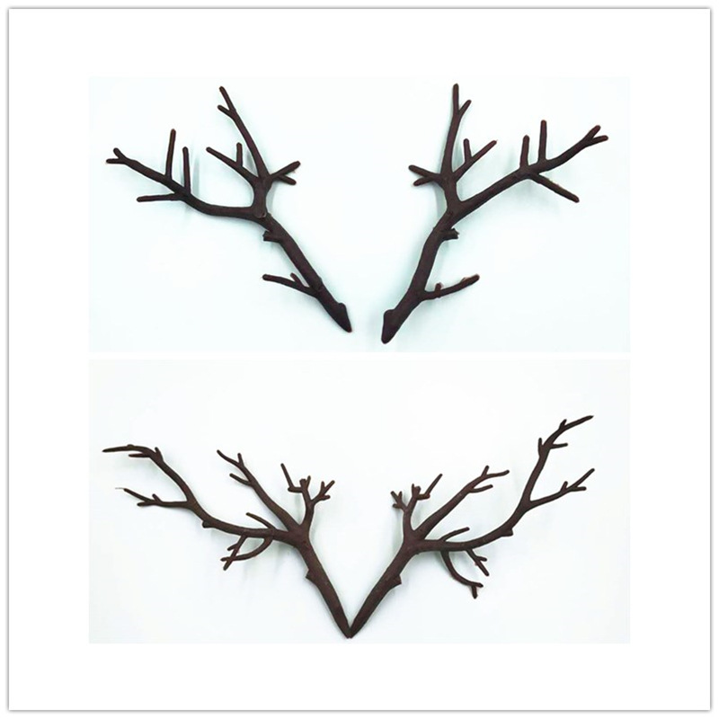 Various Model Styles of Plastic Antlers, Branches, Christmas Snowman Crafts, DIY Accessories, Pendants, Simulated Branches