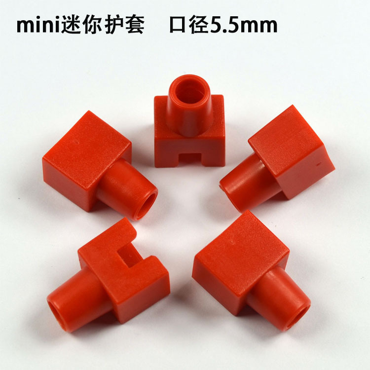 In stock direct sales mini sheath Crystal Head sheath RJ45 network cable cover Red Yellow Blue Green Purple Orange White Black gray brown