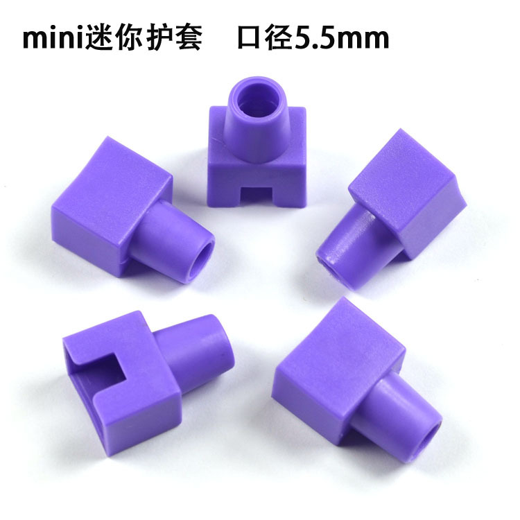 In stock direct sales mini sheath Crystal Head sheath RJ45 network cable cover Red Yellow Blue Green Purple Orange White Black gray brown