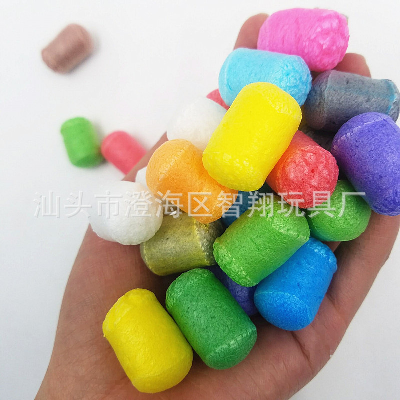Kindergarten Magic Handmade Materials Small Particles Kidsren DIY Production Paste Gift Round Head Corn Kernel Building Blocks