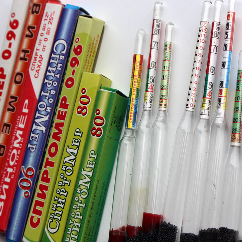 Метры концентрации алкоголя белого алкоголя специфического веса российский алкогольный метр 0-96/0-25 оптовая торговля стеклянный винный метр