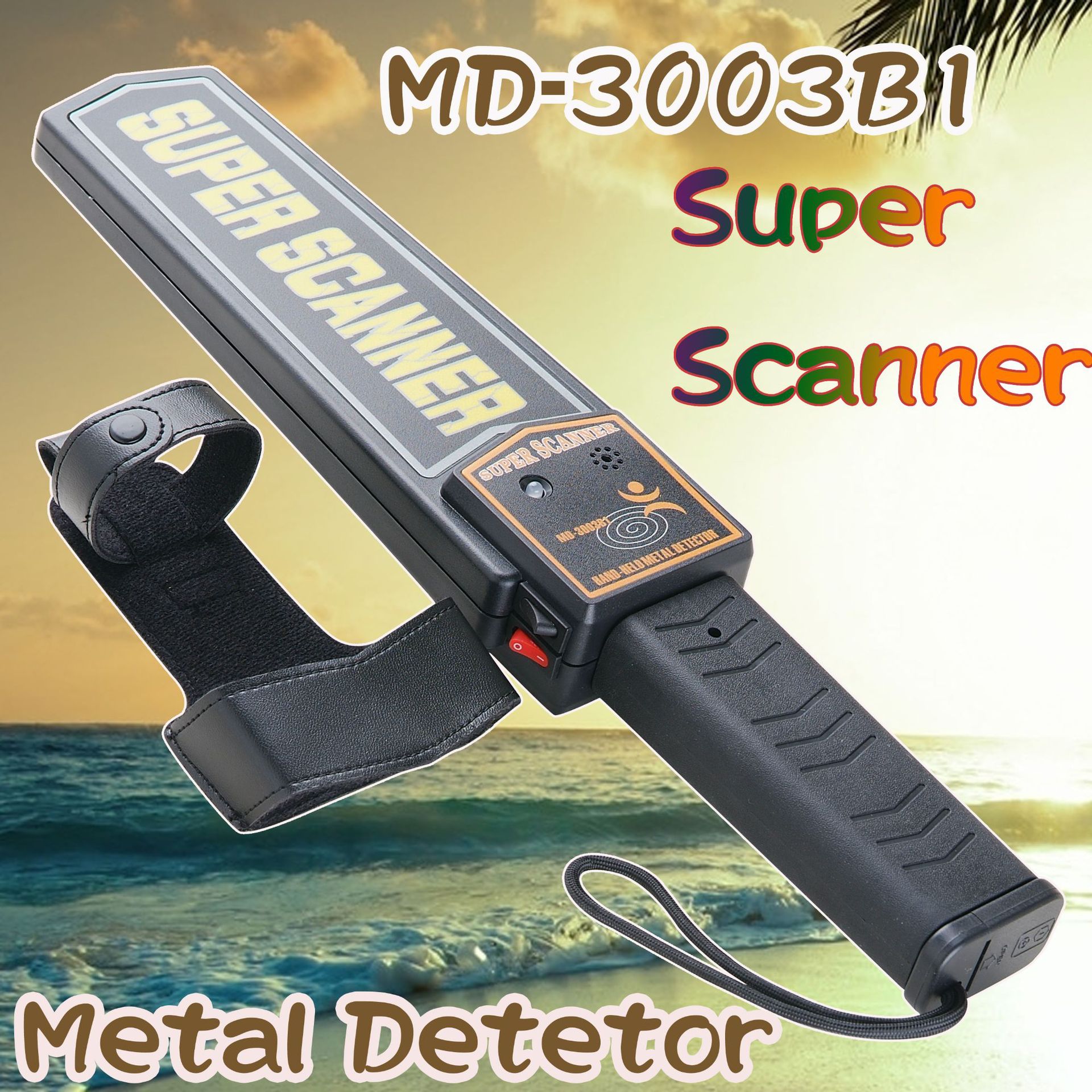 Ручной металлодетектор MD-3003B1 для проверки безопасности в школах и на массовых мероприятиях