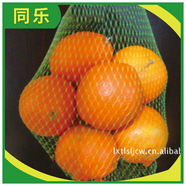 Wholesale plastic fruit and vegetable mesh bag PE garlic mesh bag grapefruit Apple ironing bottom mesh bag