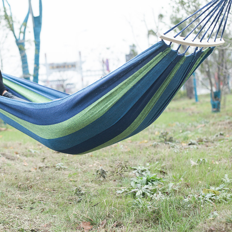 Outdoor Hammock Swing Adult Outdoor Thickened Canvas Camping Rollover Double Dormitory Indoor Hanging Chair Student
