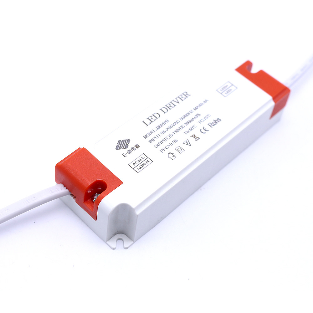 led power supply 36w external ceiling light panel light downlight indoor small spotlight track light wide voltage DC constant current drive