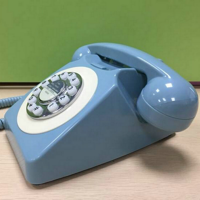 Retro telephone European and American telephone landline turntable telephone button dialing hotel telephone cross-border