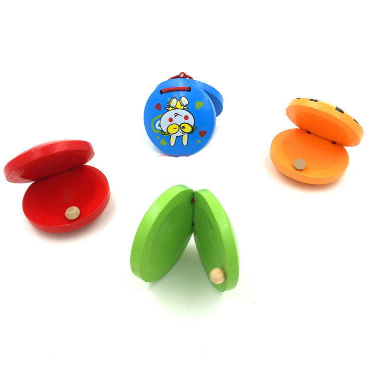 Wooden animal ring board cartoon round dance board kindergarten early education sound toy manufacturers wholesale