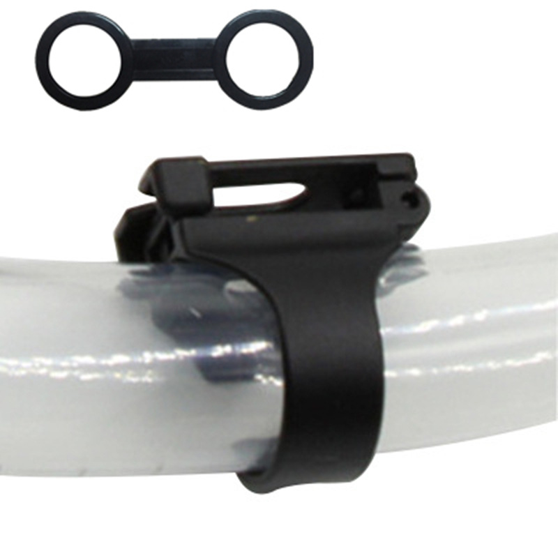 Полный сухой пластиковый дыхательный трубка, зажим для дайвинга