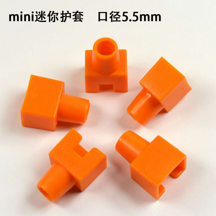 In stock direct sales mini sheath Crystal Head sheath RJ45 network cable cover Red Yellow Blue Green Purple Orange White Black gray brown