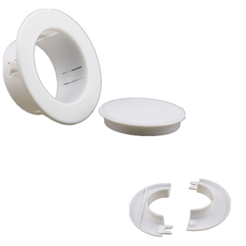 Pure new PP material air conditioning hole decorative cover reserved PVC pipe sleeve air conditioning eye hole pipe plug split retaining wall ring buckle