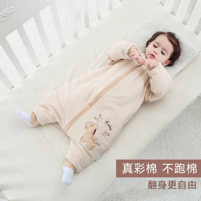 Factory wholesale color cotton leg sleeping bag baby kick quilt air conditioning quilt baby sleeping bag baby autumn and winter sleeping bag