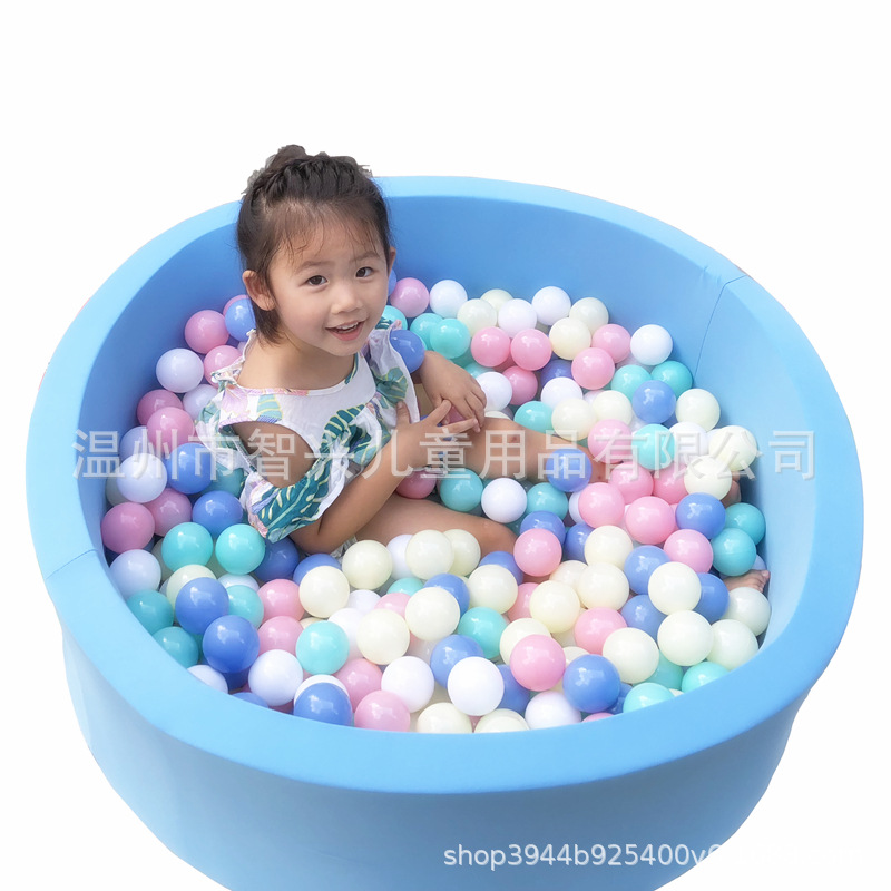 Ins Kidsren's Ocean Ball Pool Soft Sponge Ocean Ball Pool Baby Indoor Wave Ball Game Fence Thickeneded