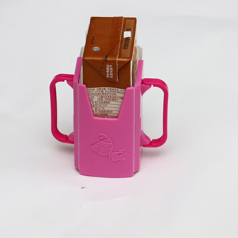 Environmental protection anti-overflow anti-spill beverage box retractable baby drinking cup milk beverage bracket anti-extrusion cup holder