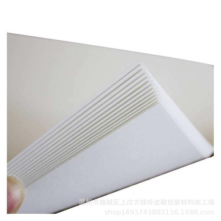 Clothing white cardboard 250-400g double-sided white card clothing liner rounded cardboard clothing cardboard