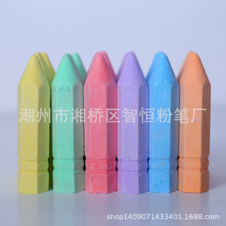 новая рекомендованная экологически чистая цветная шестиугольная мел sidewalk outdoor мел оптовая кастомизация