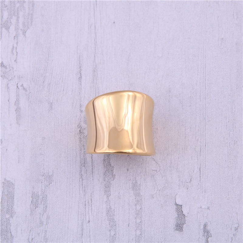 Gold Wide Ring Women's Ins Style