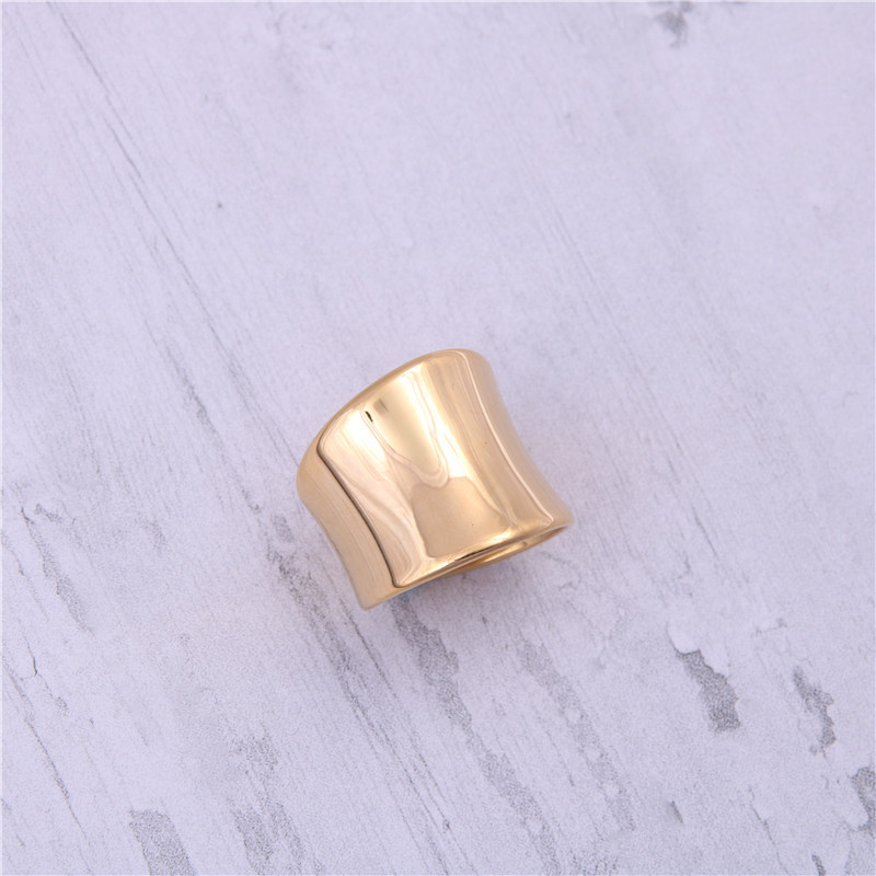 Gold Wide Ring Women's Ins Style