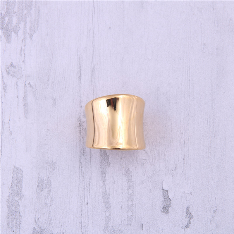 Gold Wide Ring Women's Ins Style
