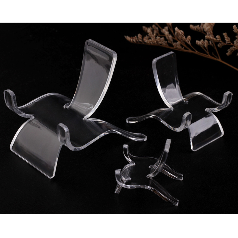 Акриловая подставка для ювелирных изделий, подставка для кристаллического кулона, основание из минералов, подставка для колец