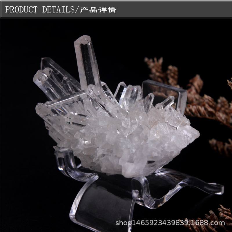 Acrylic Plastic Display Stand Crystal Pendant Pendant Jewelry Stand Mineral Rough Stone Base Ring Ring Stand