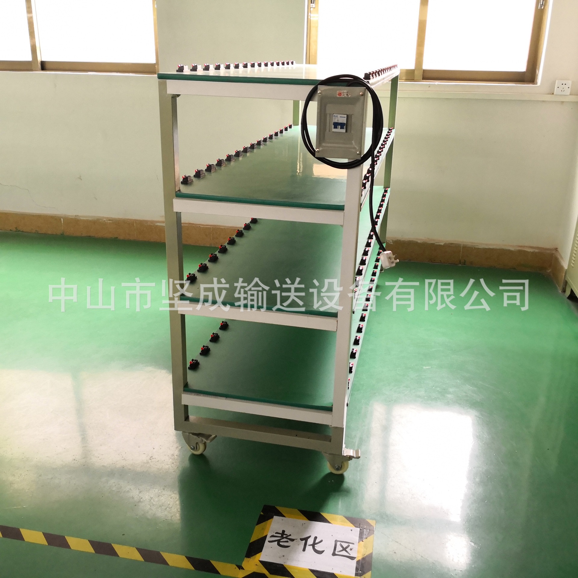 Zhongshan Factory Direct Sales Workshop Practical Aging Rack Movable Multi-Functional Four-Layer Aging Cart Lighting Aging