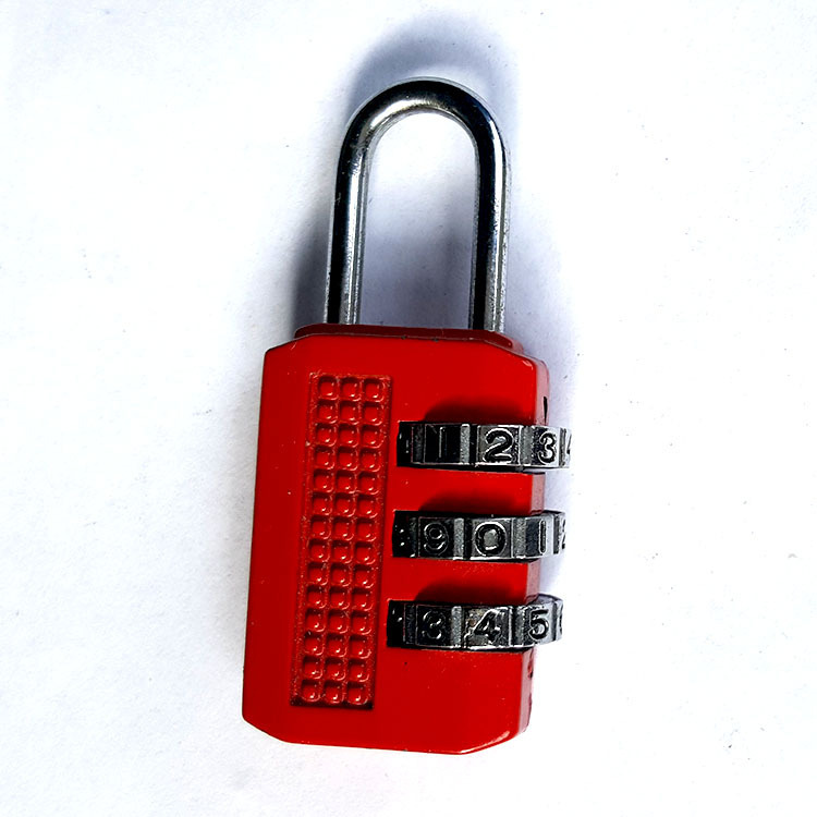 XA022 fine password lock factory wholesale 3 digit luggage lock password padlock direct supply