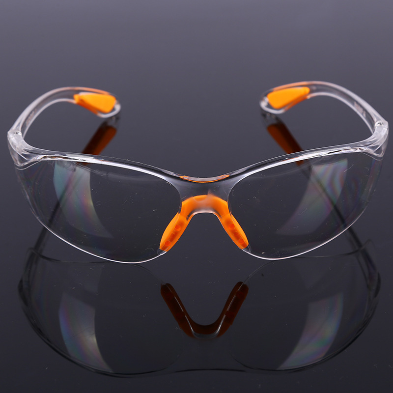 168 Soft Nose Bridge Protective Glasses, Impact-Resistant Goggles, Anti-Splash, Dust-Proof, Wind-Proof, Sand-Proof, Welding Cycling Labor Protection Glasses