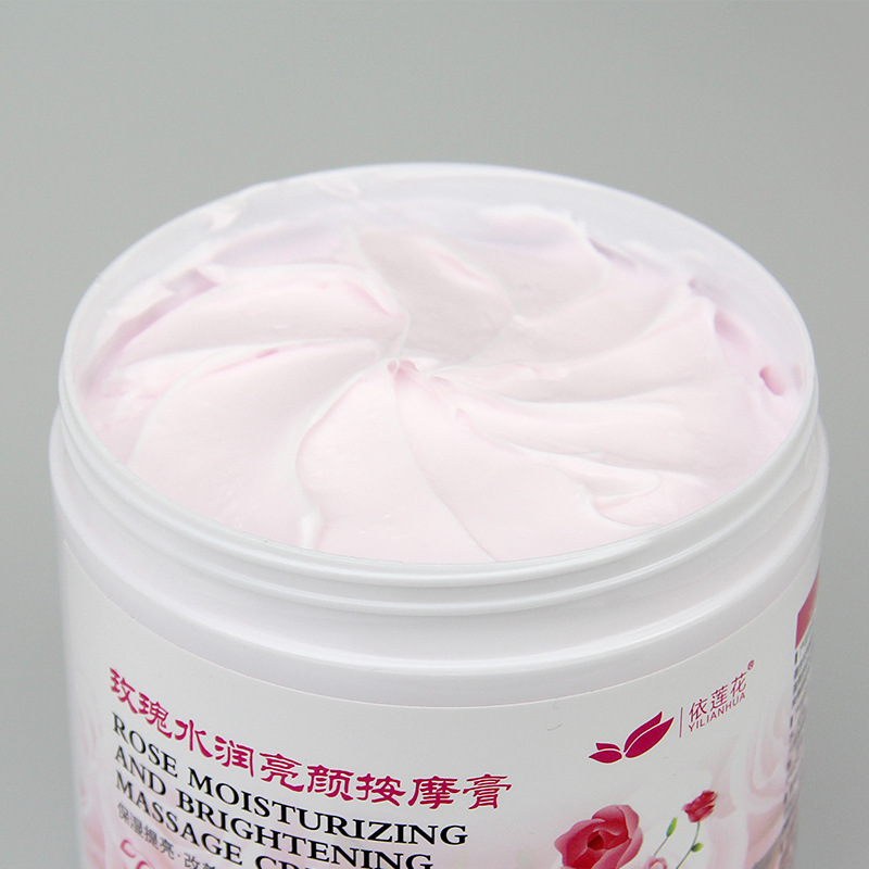 Massage cream beauty salon special rose 500g moisturizing facial care scraping cleaning massage cream milk