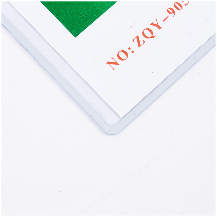 B5 hard rubber cover transparent document protection card plastic PVC hard card cover certificate hard storage card bag